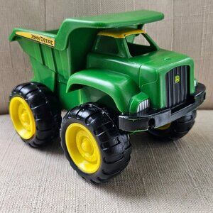 John Deere Dump Truck Vehicle Toy Green Big Scoop Truck Push and Go Toy